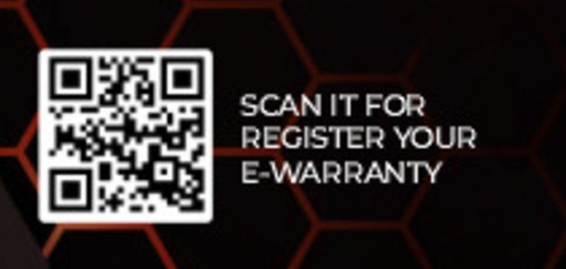 E-warranty QR code panel printed on the EAGLE PPF HyperShield box